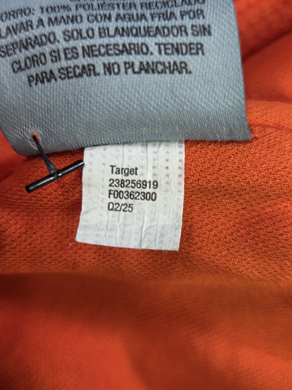 NWT Shade & Shore Orange Textured Ribbed V-Neck One-Piece Swimsuit Size M - Picture 13 of 13